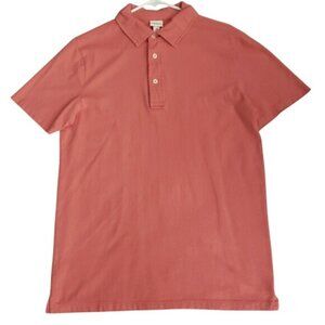Merona Polo Shirt Size Medium Coral Business Casual Office Summer Travel